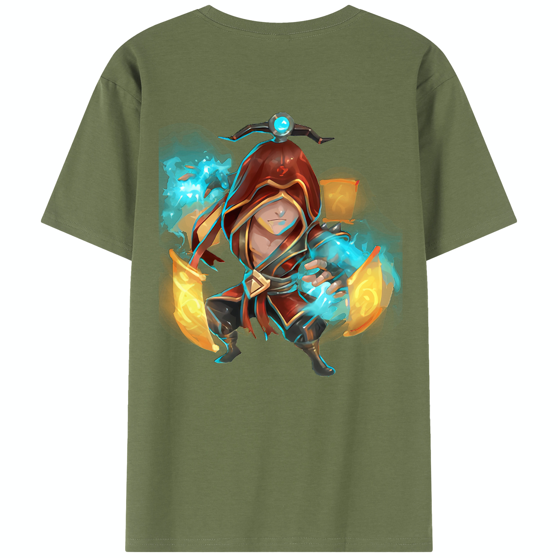 リーグ・オブ・レジェンド League of Legends LOL 綿100％半袖Tシャツ（背面プリント）